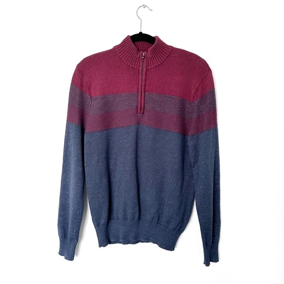 Urban Pipeline Men’s Quarter-Zip Sweater Medium - Picture 2 of 4